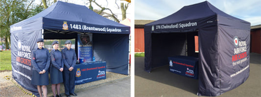 Air Cadets join the Printed Gazebo brigade