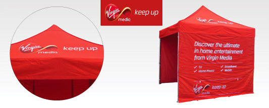 Virgin Media Printed Pop Up Gazebo