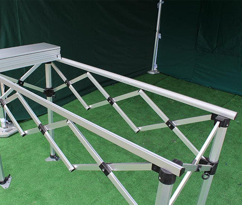 1.4m Folding Table Counter with aluminium tops