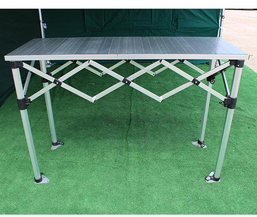 1.4m Folding Table Counter with aluminium tops