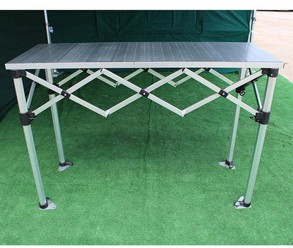 1.4m Folding Table Counter with aluminium tops