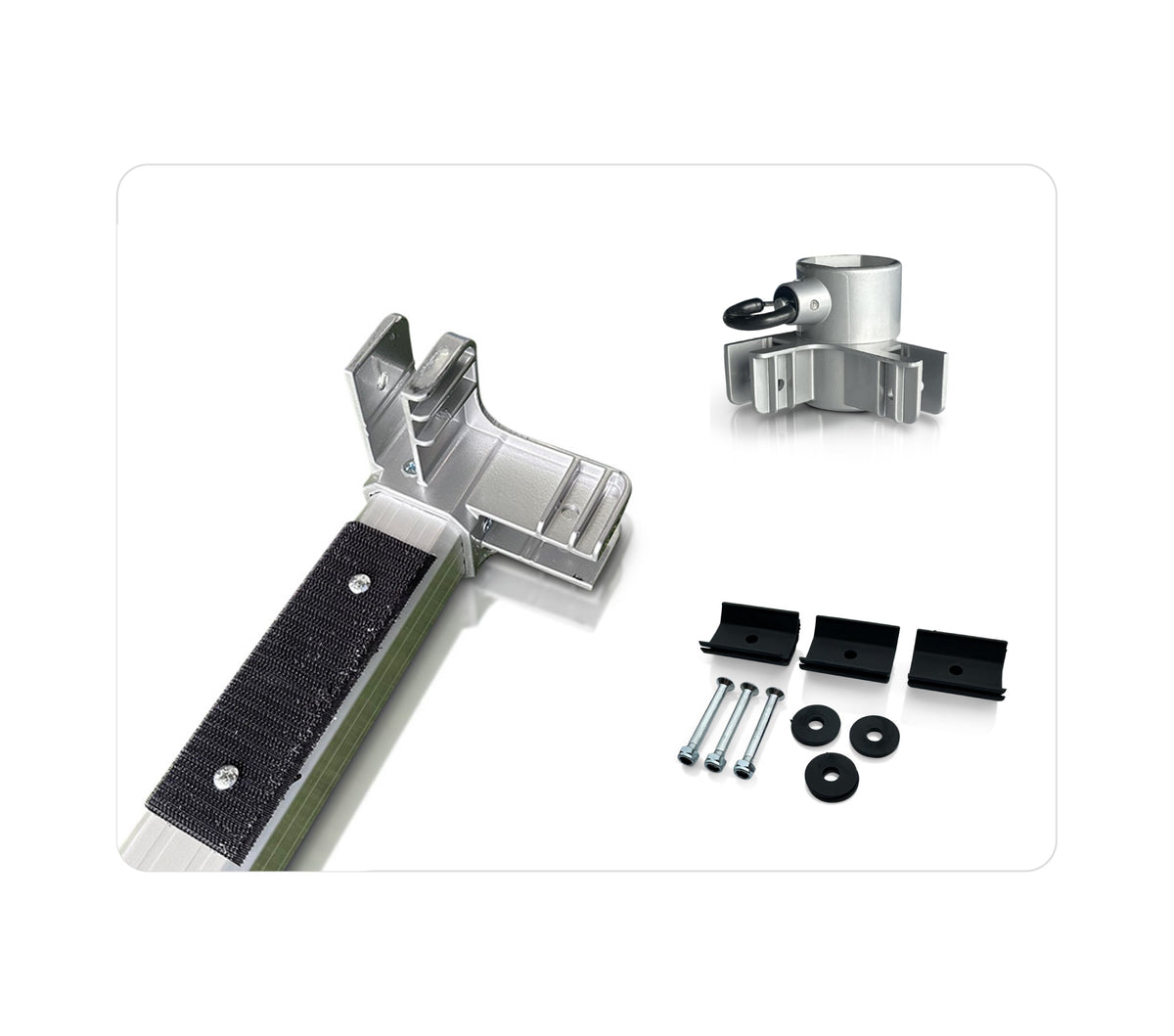 S50 gazebo spare parts including cast alloy bracket, pads and fixings