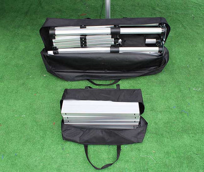 3m Folding Table Trade Counter packed in carry bags