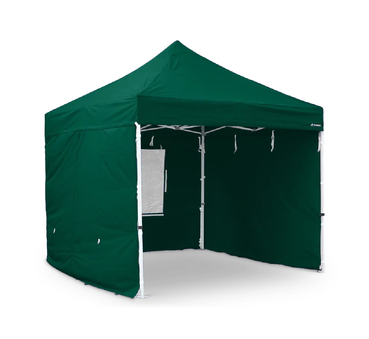 3x3 S30 Green steel frame pop up gazebos with sides