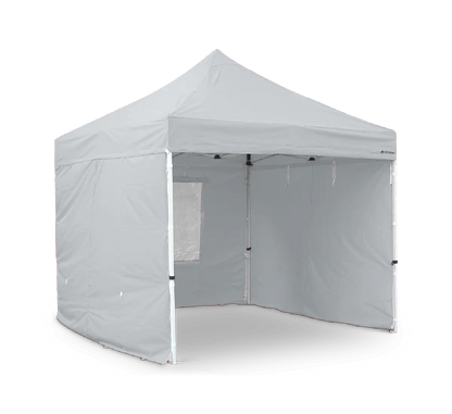 3x3 S30 grey steel frame pop up gazebos with sides