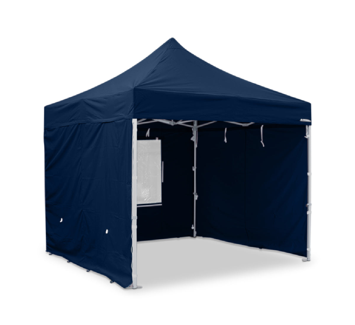 3x3 S42 Navy Blue heavy duty aluminium pop up gazebo with sides
