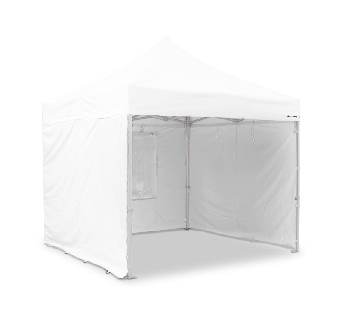 3x3 S42 White heavy duty aluminium pop up gazebo with sides