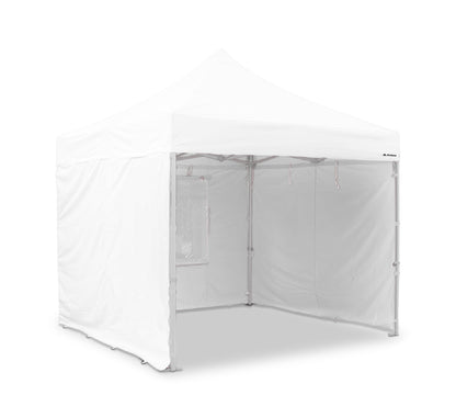 3x3 S42 White heavy duty aluminium pop up gazebo with sides