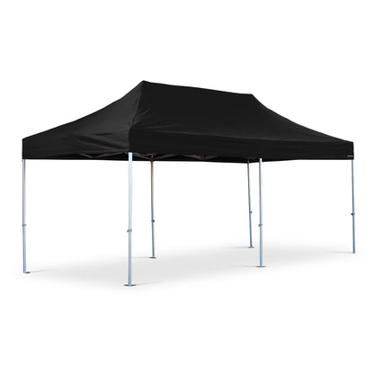 3x6 S42 Black heavy duty aluminium pop up gazebo