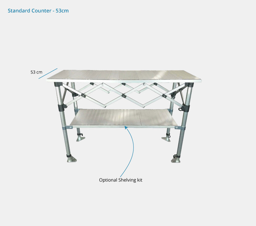 1.4m Aluminium Folding Trade Counter