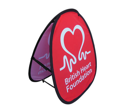 Upright spring up banner
