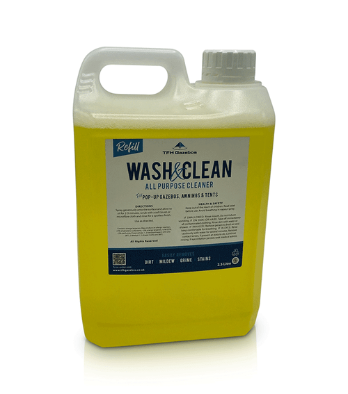 TFH Wash & Clean - Gazebo, Awning & Tent Cleaner - 2.5L