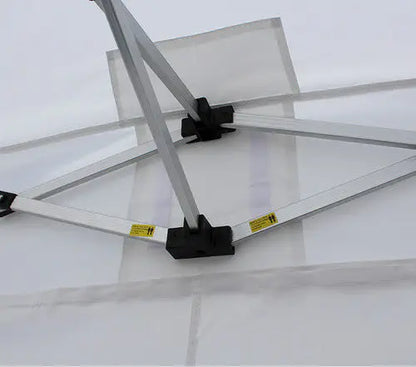 Aluminium compact gazebo framework