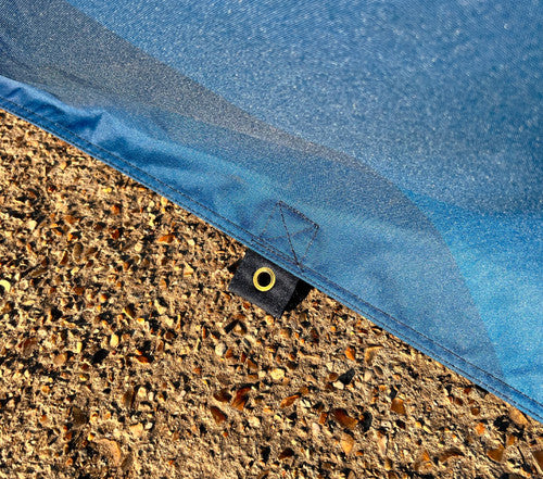Printed Half Wall with Eyelets 