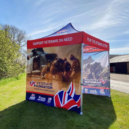 Custom branded gazebo