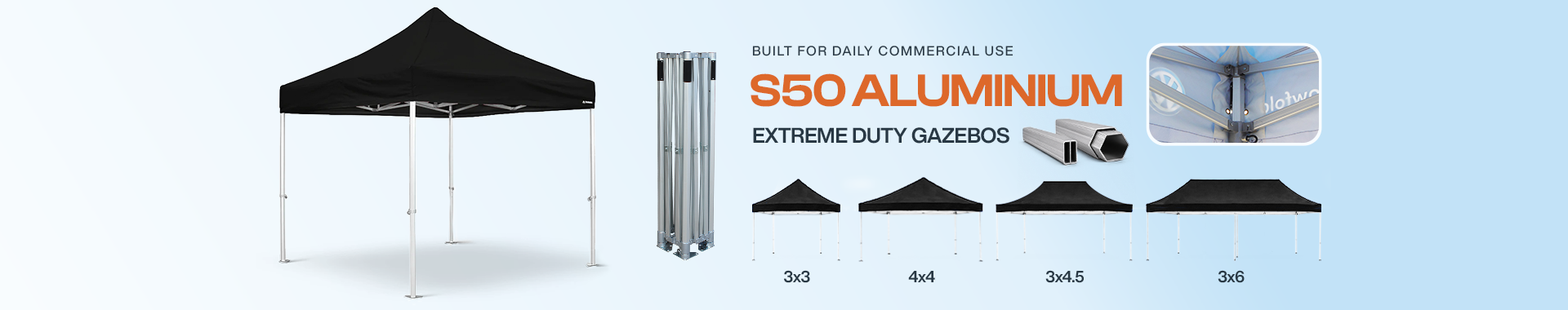 S50 Commercial Gazebos 