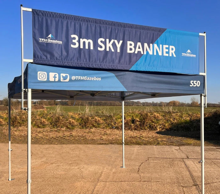 Gazebo Sky Banners