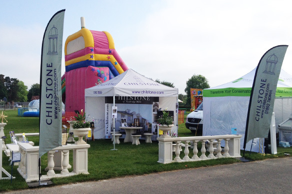 Custom marketing gazebo with full wrap graphics