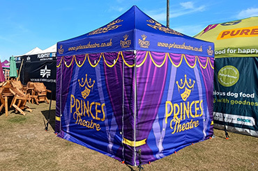 Custom branded gazebo