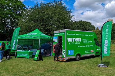 Printed gazebo for events